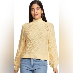 American Eagle Pullover Sweatshirt Pastel Yellow